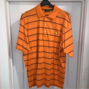 Master’s Golf Polo- Orange- Size X-Large- Masters logo